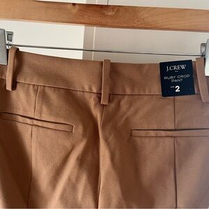 JCrew Ruby khaki cropped trousers size 2